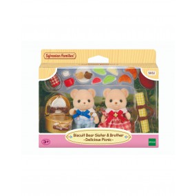 Sylvanian Families - Biscuit beer zus & broer-picknickset, 5852