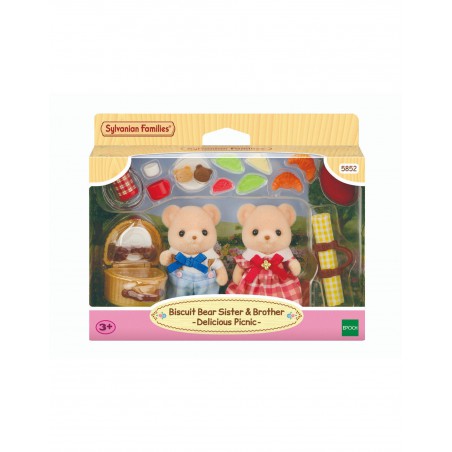 Sylvanian Families - Biscuit beer zus & broer-picknickset, 5852