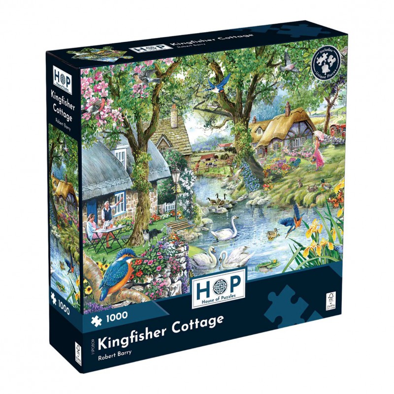 Kingfisher cottage House of Puzzles 1000 stukjes
