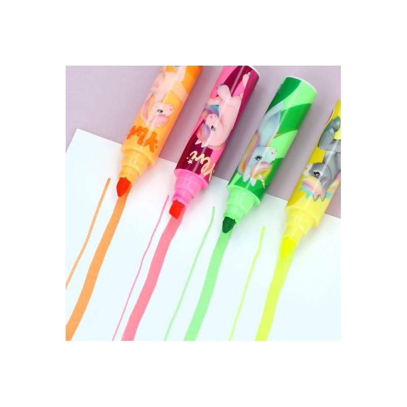 Ylvi highlighter met eenhoorn topper 12369
