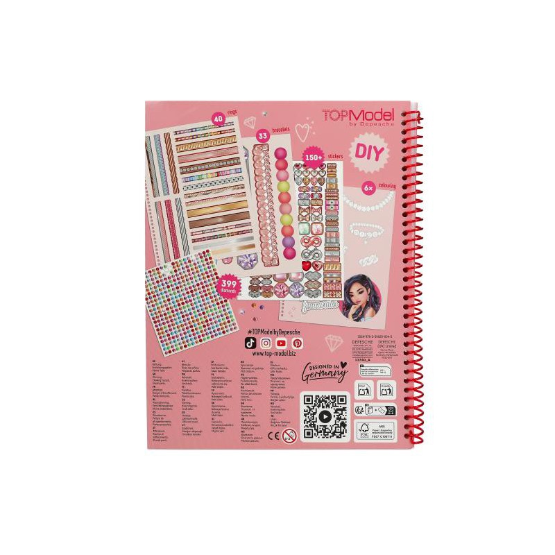 TOPModel Create your BLING BLING kleurboek, sieraden 13740