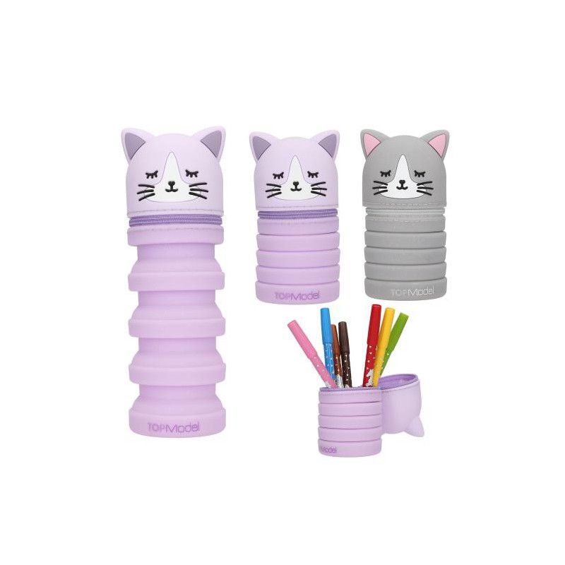 TOPModel siliconen etui BLOOMING KITTY 13964