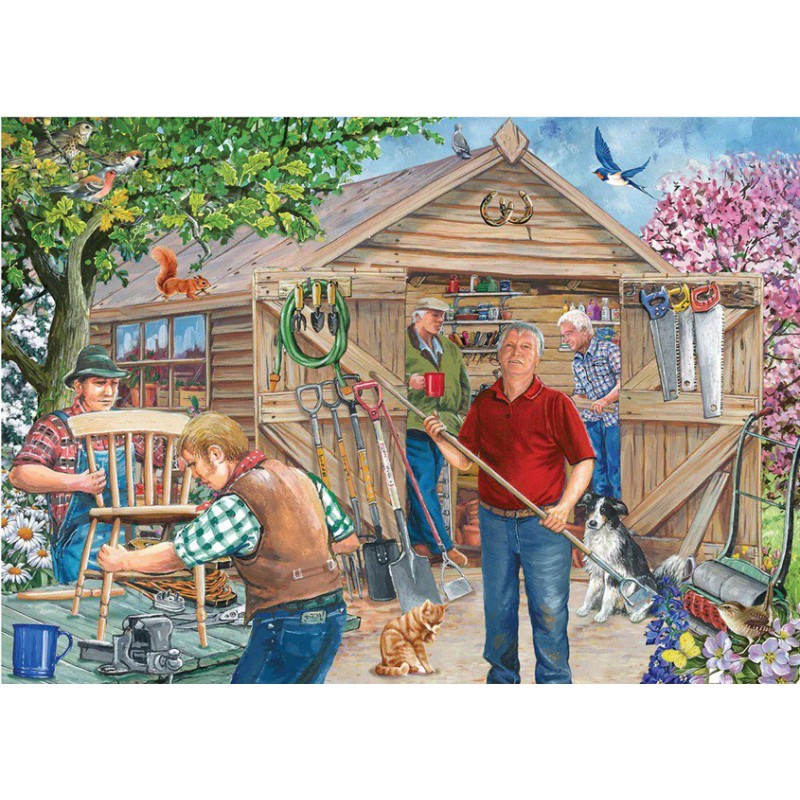 Our man shed, 500 XL stukjes House of Puzzels