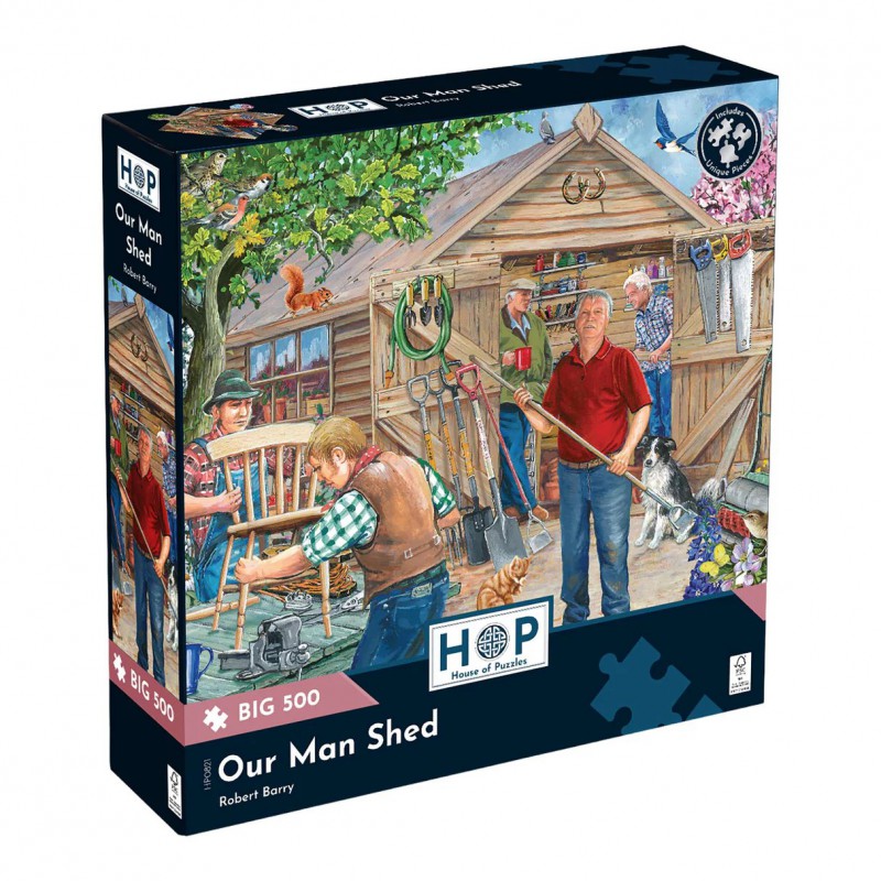 Our man shed House of Puzzels 500 XL stukjes