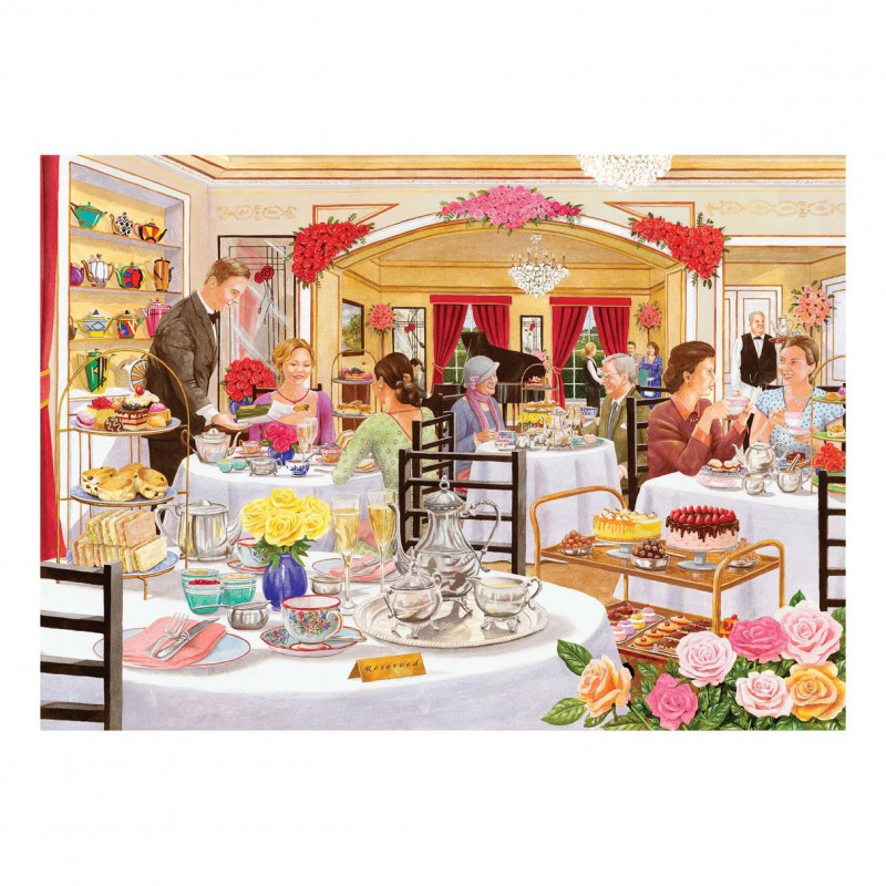 The rose tearooms, 500 XL stukjes House of Puzzels