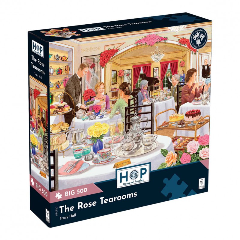 The rose tearooms House of Puzzels 500 XL stukjes