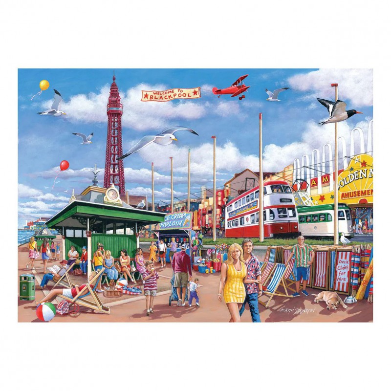 Blackpool Promenade, 500 XL stukjes House of Puzzels