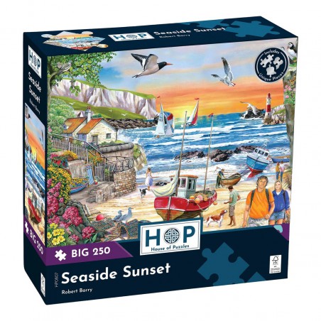 Seaside sunset, Hop 250 stukjes XL