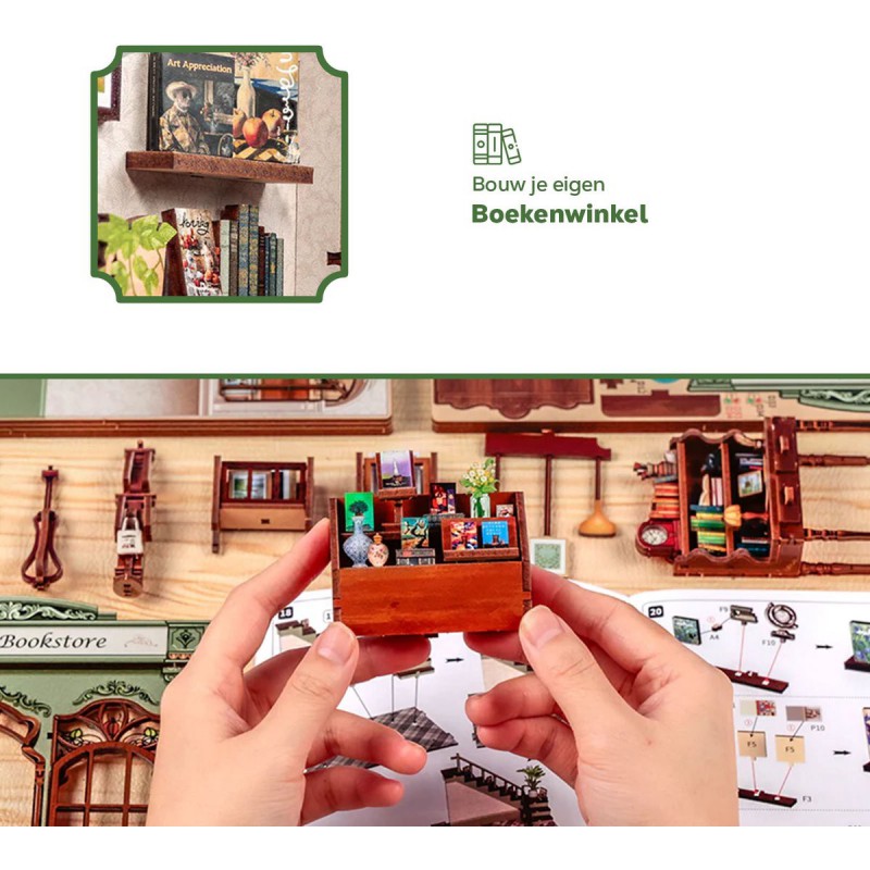 Gallery bookstore  Cutebee diy huisje