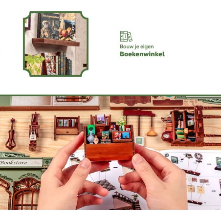 Gallery bookstore  Cutebee diy huisje