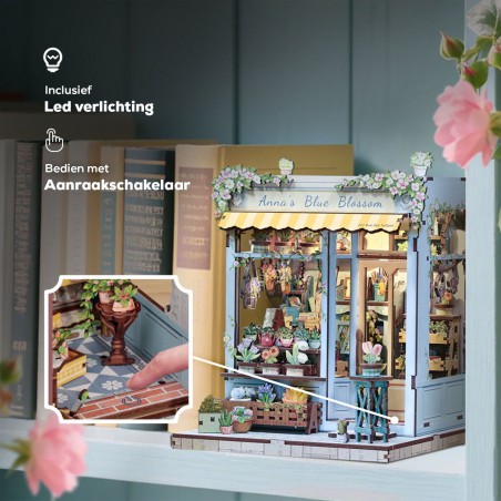 Anna's Blue Blossom  Cutebee diy huisje