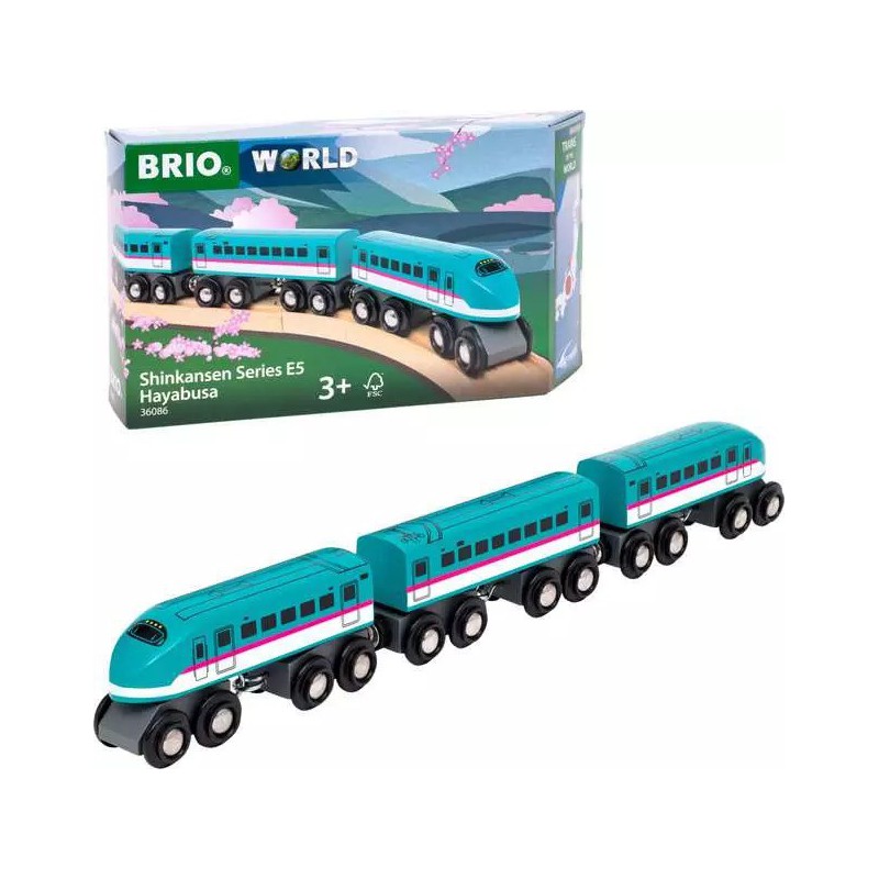 Brio - 36086 Treinen van de wereld: Shinkansen Series E5 Hayabusa-trein