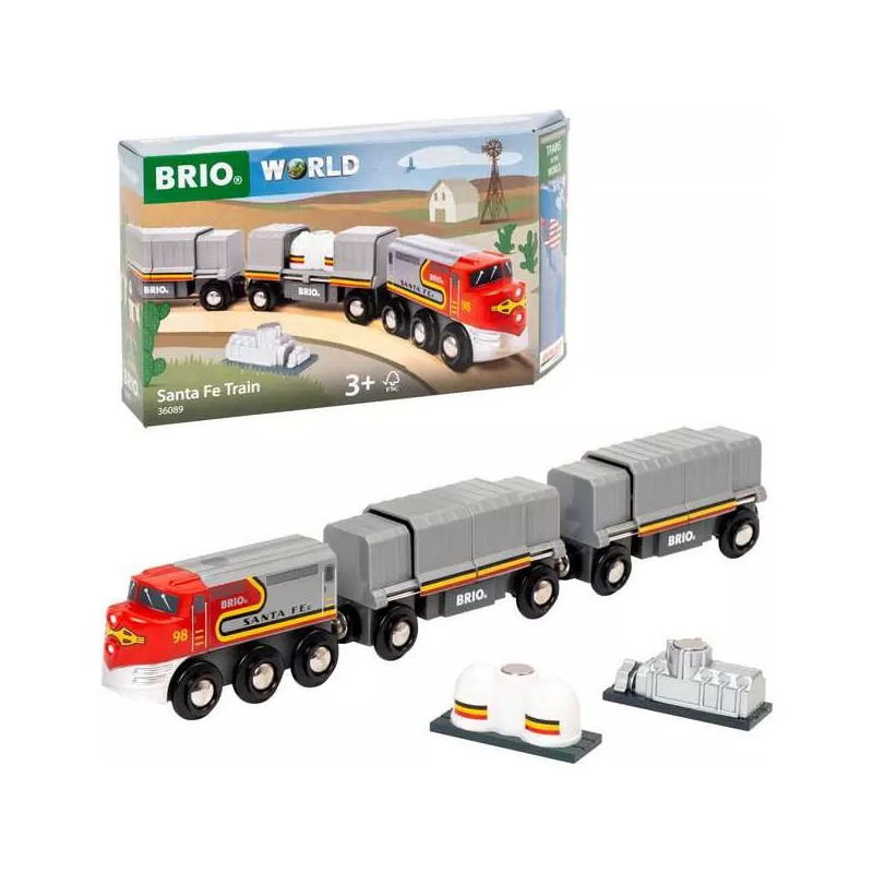 Brio - 36089 Treinen van de wereld: Santa Fe trein