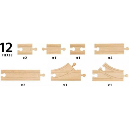 Brio - 36099 Set rails voor beginners B