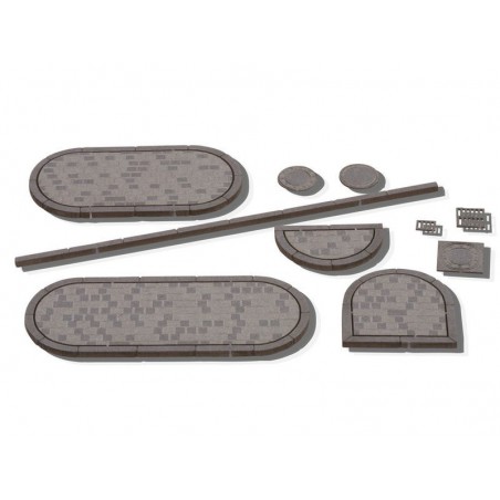 Straten Deco Set, H0, Noch, 60525