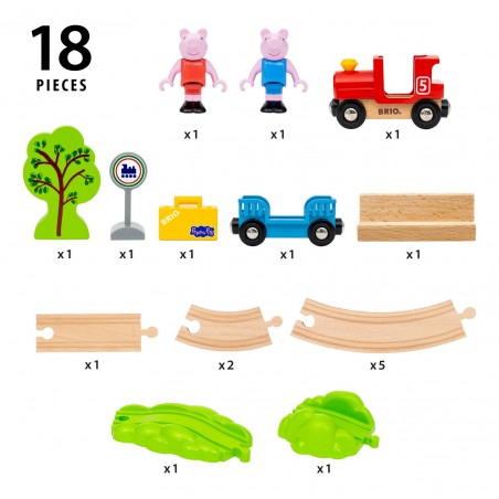 Brio - 36123 Peppa Big trein set