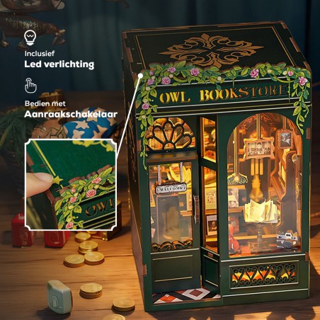 Owl Bookstore Cutebee diy huisje