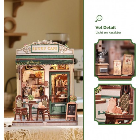 Sunny cafe Cutebee diy huisje