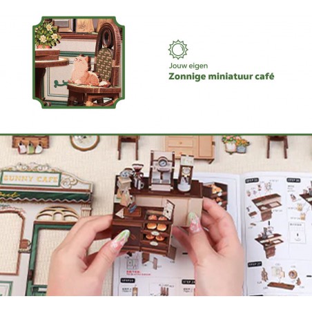 Sunny cafe Cutebee diy huisje