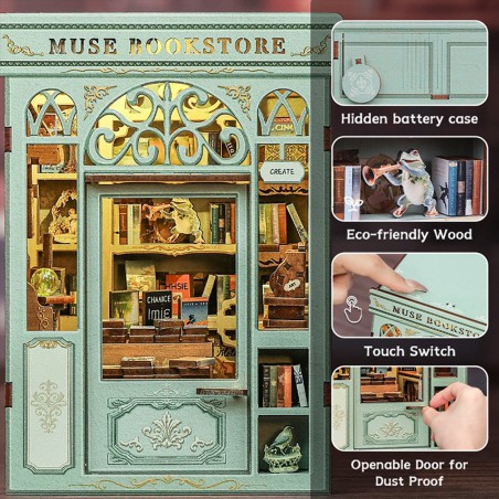 Muse Bookstore Cutebee diy huisje
