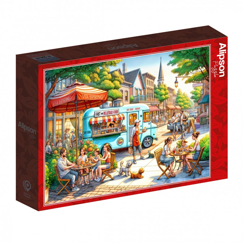 Fast and delicious food, 1000 stukjes Alipson puzzel