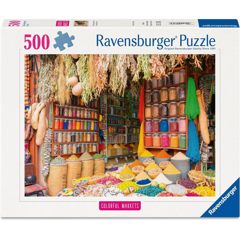 Colorful spices and herbs, Morocco, 500 stukjes Ravensburger