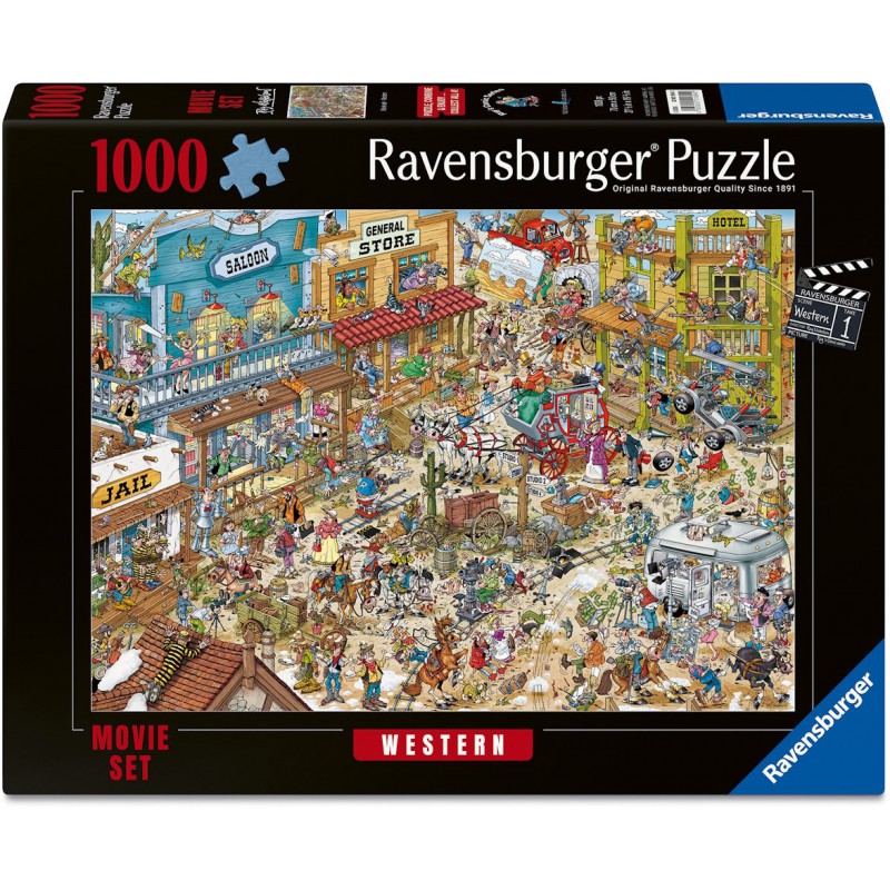 Filmset 1: Western, 1000 stukjes Ravensburger