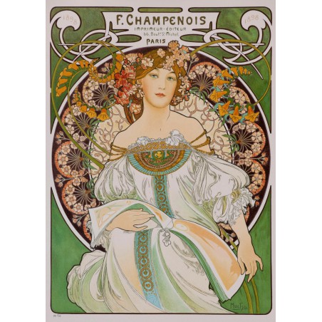 Mucha kunst: Reverie en Biscuits Lefevre-utile, Grafika (2x500 stukjes)