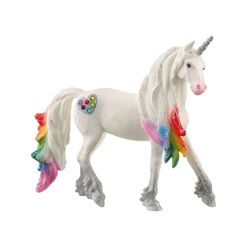Schleich Regenboog eenhoorn hengst, 70725