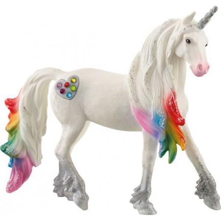 Schleich Regenboog eenhoorn hengst, 70725