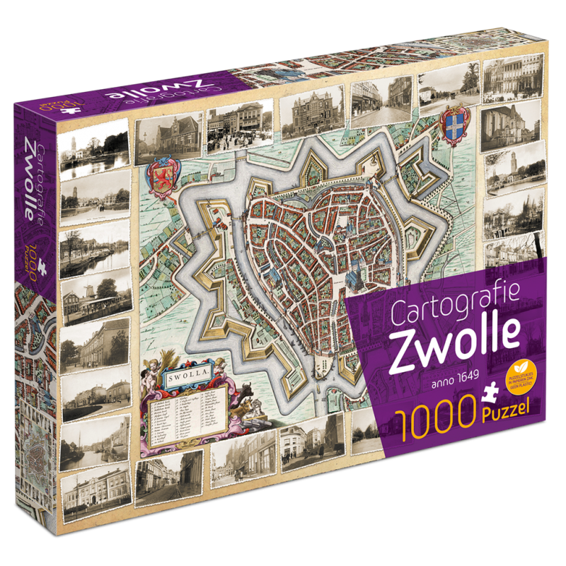 Cartografie Zwolle, 1000stukjes