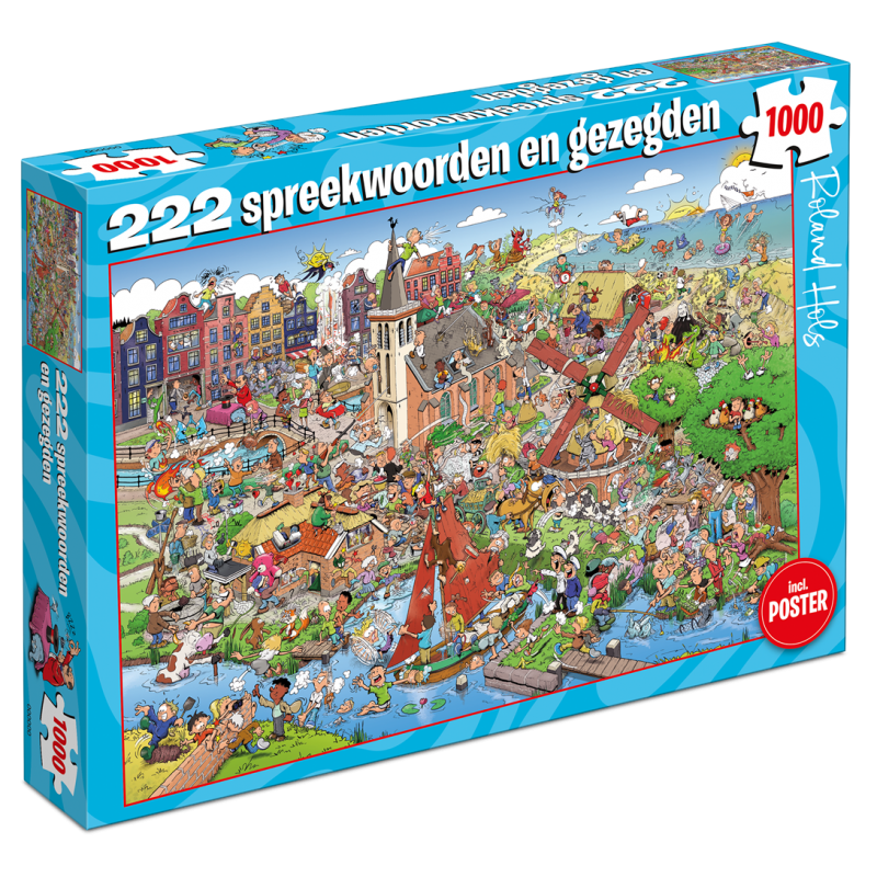 222 Spreekwoorden en Gezegden, 1000stukjes