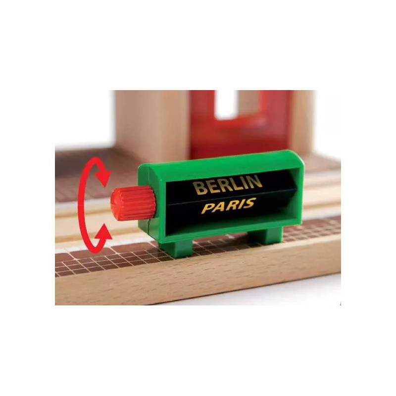 Brio - 33578 Treinstation met geluidsopname functie