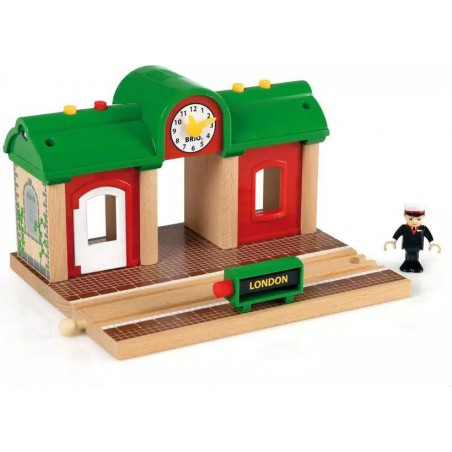 Brio - 33578 Treinstation met geluidsopname functie