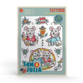 Het Muizenhuis - Plaktattoo's Henk Schiffmacher