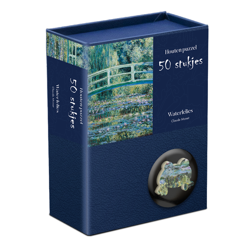Waterlelies, houten puzzel, 50 stukjes