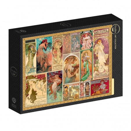 Alfons Mucha Collage, Grafika (2000)