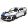 Shelby Mustang Super Snake '25, grijs met blauwe strepen - 1:18 - Solido