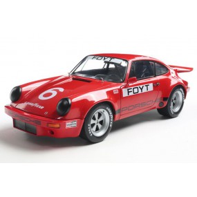 Porsche 911 IROC nr 6 FYOT Daytona '74, rood - 1:18 - Solido