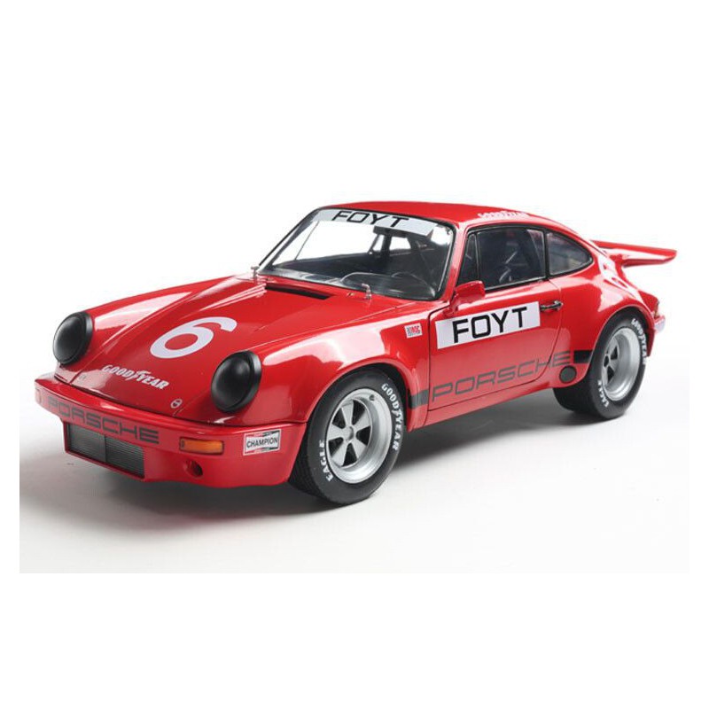Porsche 911 IROC nr 6 FYOT Daytona '74, rood - 1:18 - Solido