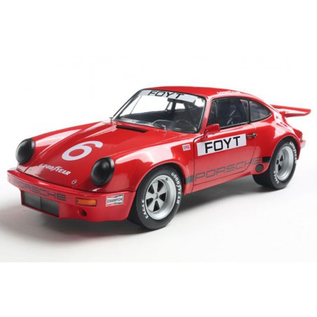 Porsche 911 IROC nr 6 FYOT Daytona '74, rood - 1:18 - Solido
