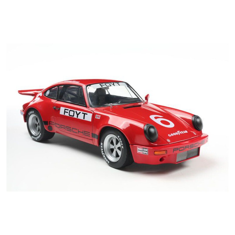 Porsche 911 IROC nr 6 FYOT Daytona '74, rood - 1:18 - Solido