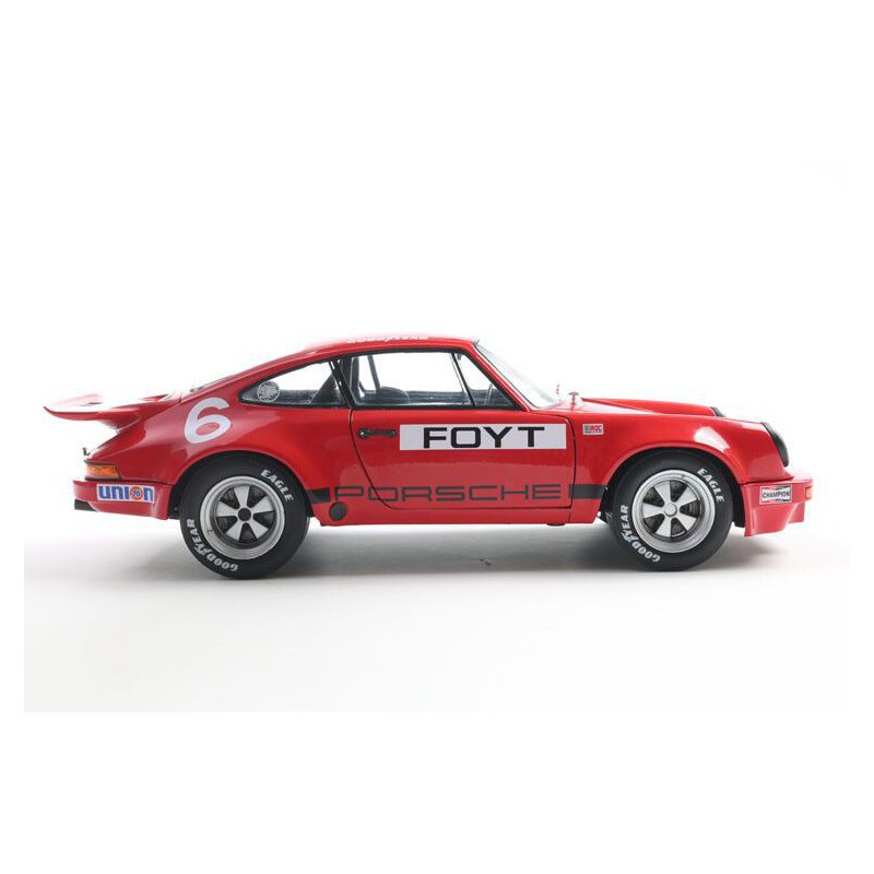 Porsche 911 IROC nr 6 FYOT Daytona '74, rood - 1:18 - Solido
