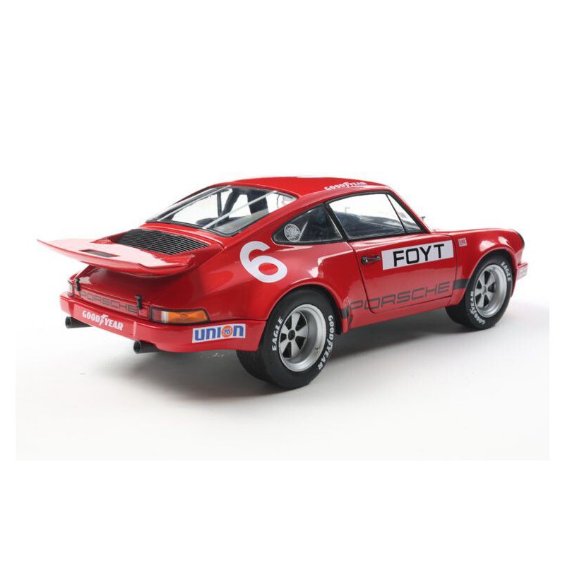 Porsche 911 IROC nr 6 FYOT Daytona '74, rood - 1:18 - Solido