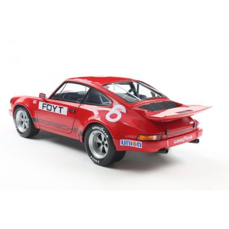 Porsche 911 IROC nr 6 FYOT Daytona '74, rood - 1:18 - Solido