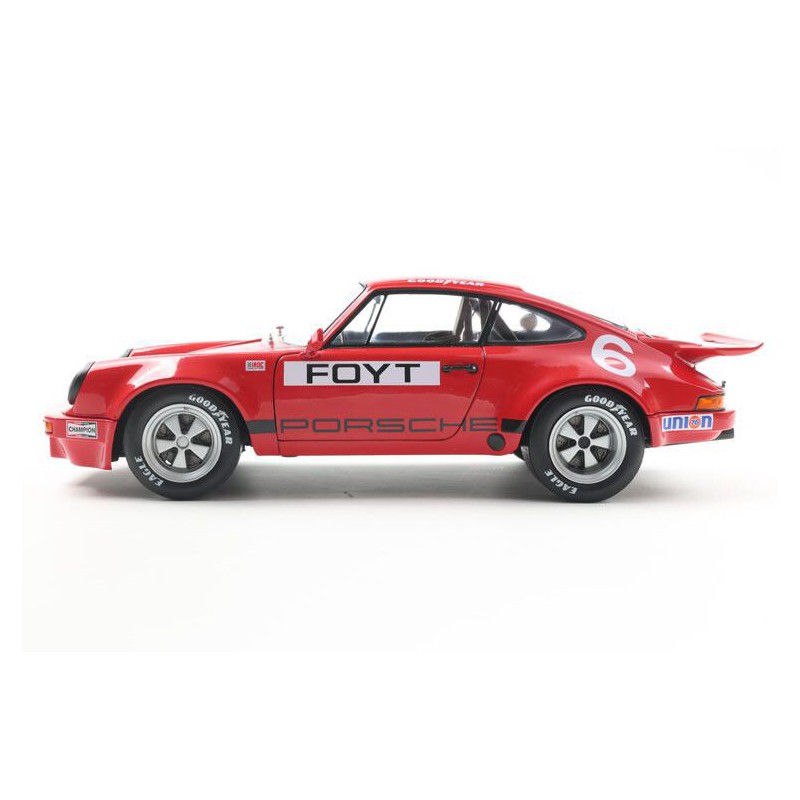 Porsche 911 IROC nr 6 FYOT Daytona '74, rood - 1:18 - Solido
