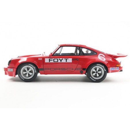 Porsche 911 IROC nr 6 FYOT Daytona '74, rood - 1:18 - Solido