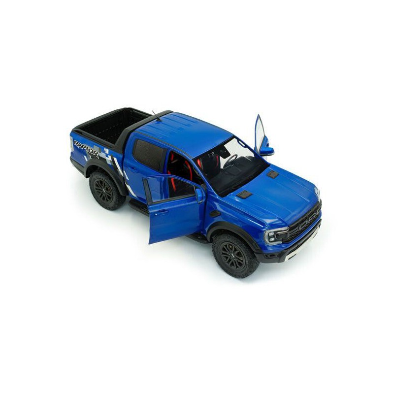Ford Ranger Raptor '24, blauw - 1:18 - Solido