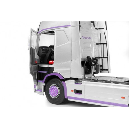 Volvo FH XL Globetrotter '23, zilver/paars - 1:24 - Solido