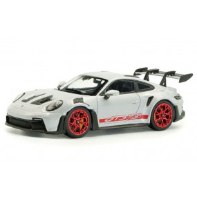 Porsche 911 (992) GT3 RS '23, grijs/rood - 1:43 - Solido